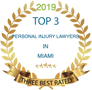 2019 Top 3 Personal Injury Lawyer in Miami